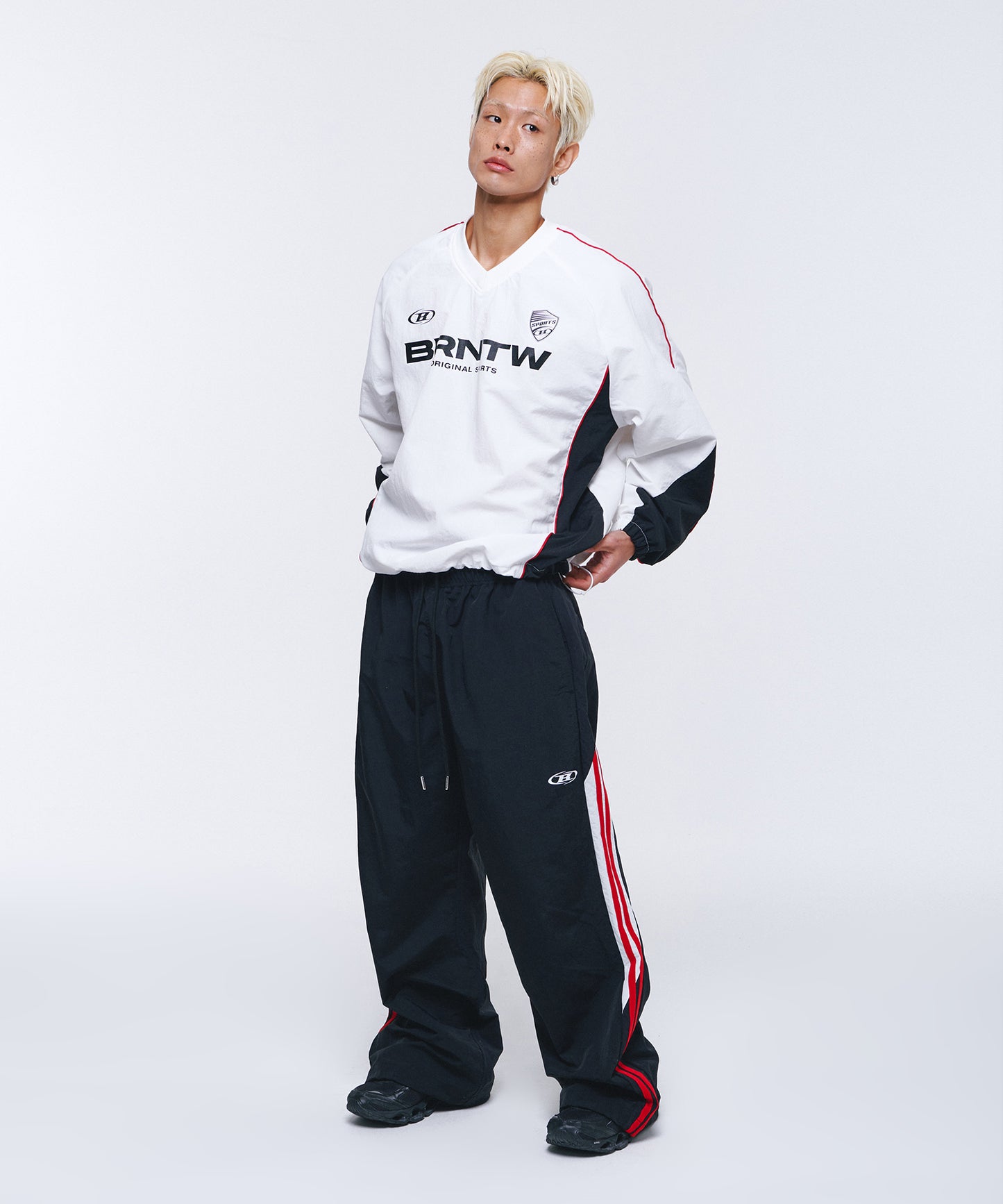 BRNTW VENTILATION NYLON TOP [WHITE]