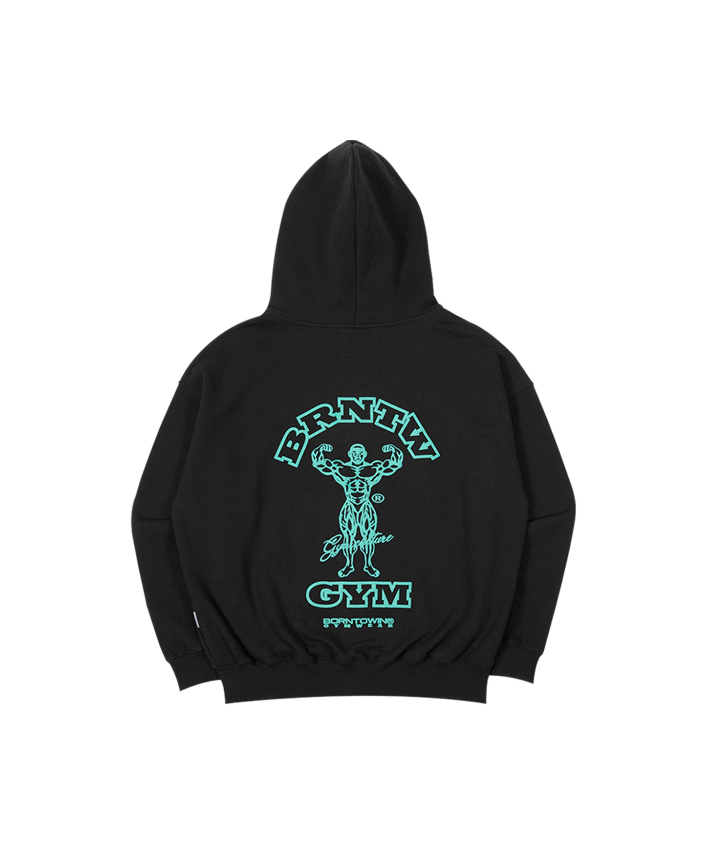 RAISEBORN ZIP UP HOODIE [BLACK]